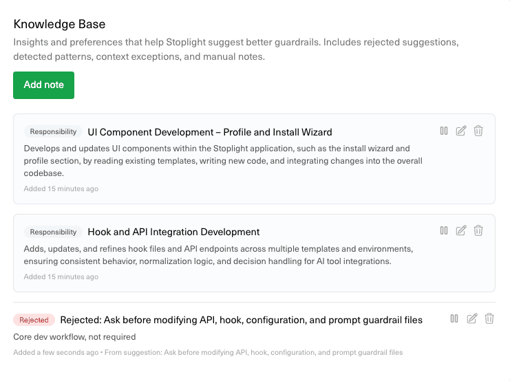 Learns your agent's responsibilities